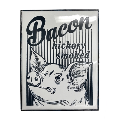 Vintage Bacon Wall Sign 